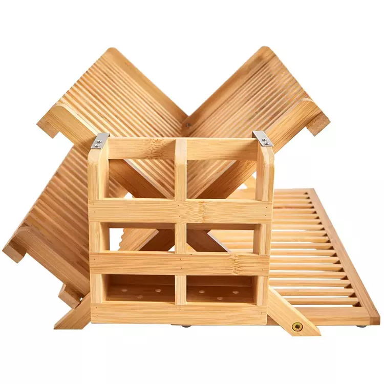 mesa de centro de bambú