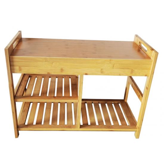 bamboo shoes bench
