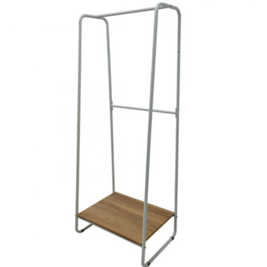 Free Standing Heavy Duty Metal Clothes Rack for Narrow Space