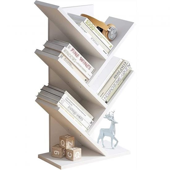 MDF desktop organizer shelf bookshelf