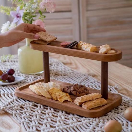 bamboo top serving tray